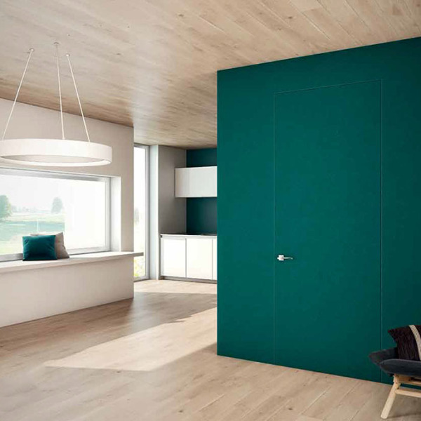 Henry Glass - Filomuro Adela - Porta a battente rifinita come la parete stipite Plain