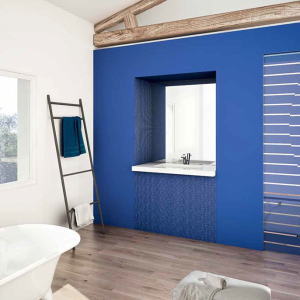 Henry Glass - Porte a battente stipite Plain decoro Vele