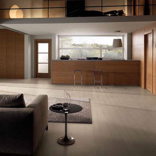 Parquet Garofoli - Rovere laccato tortora a poro aperto